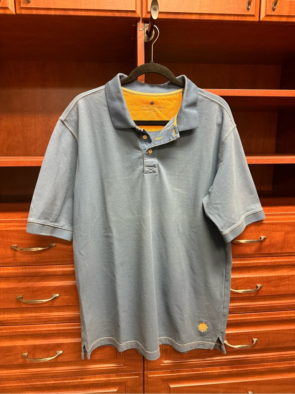 The Territory Ahead Slate Blue Polo Shirt